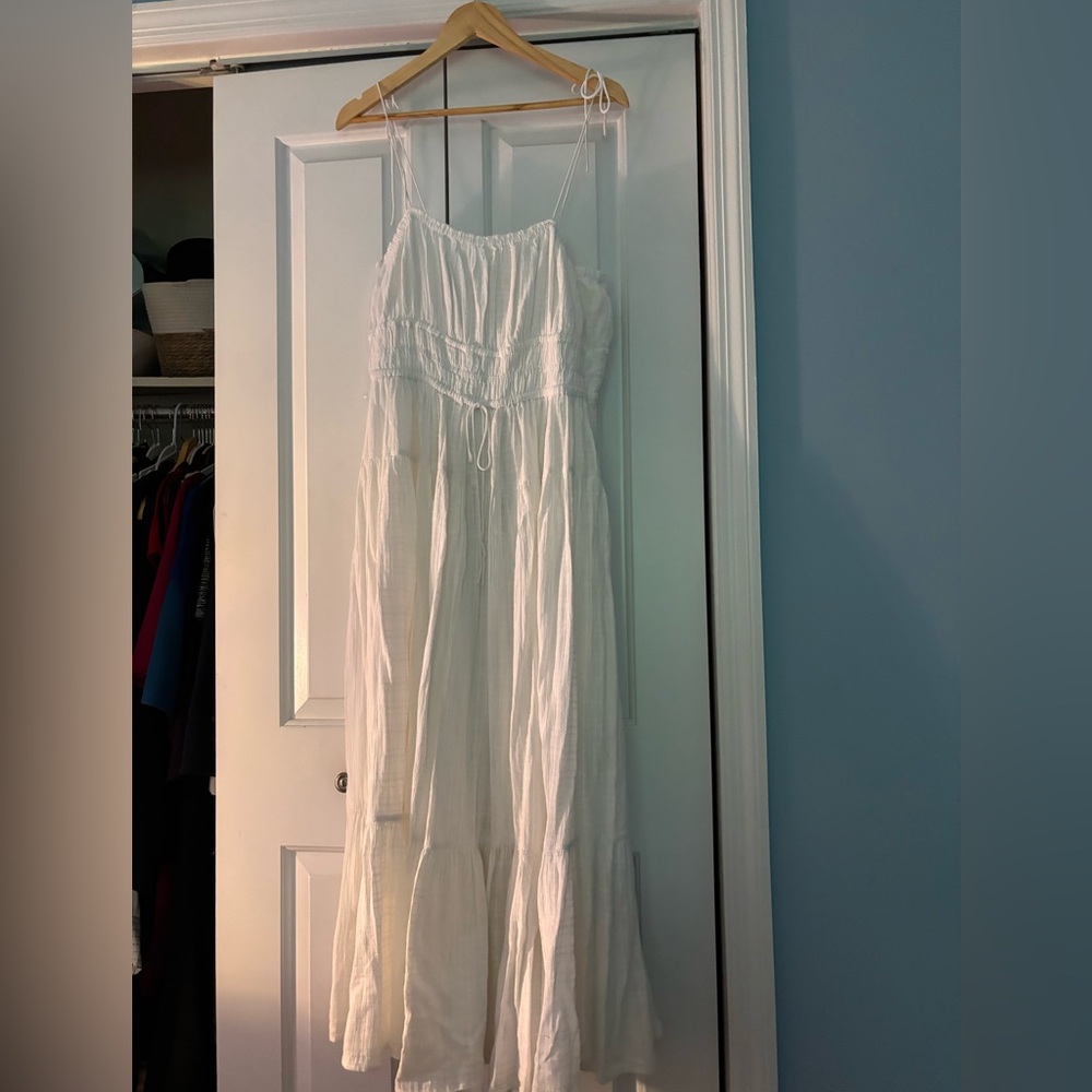 NWT J.Crew White Maxi Dress